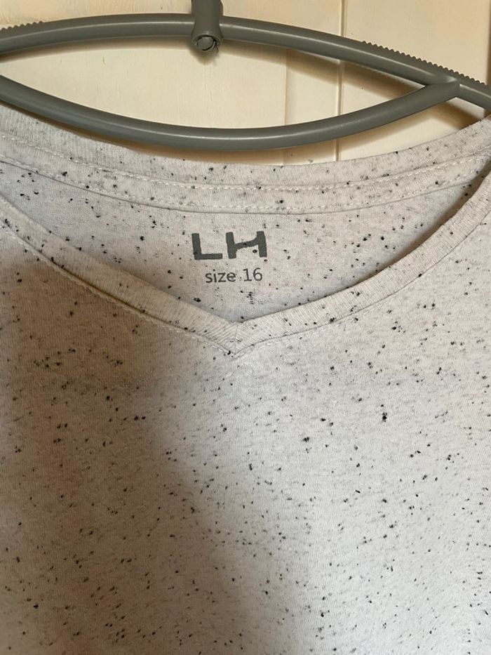 T’es shirt « crème moucheté » La Halle / 16 ans - photo numéro 3