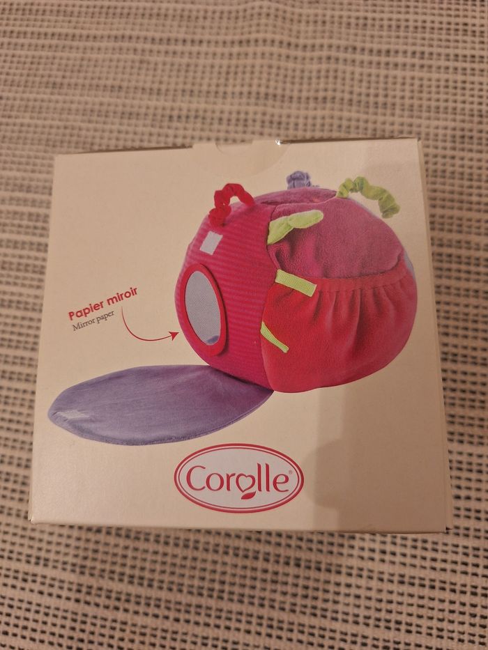 Balle d'éveil bébé en tissu Corolle - photo numéro 3