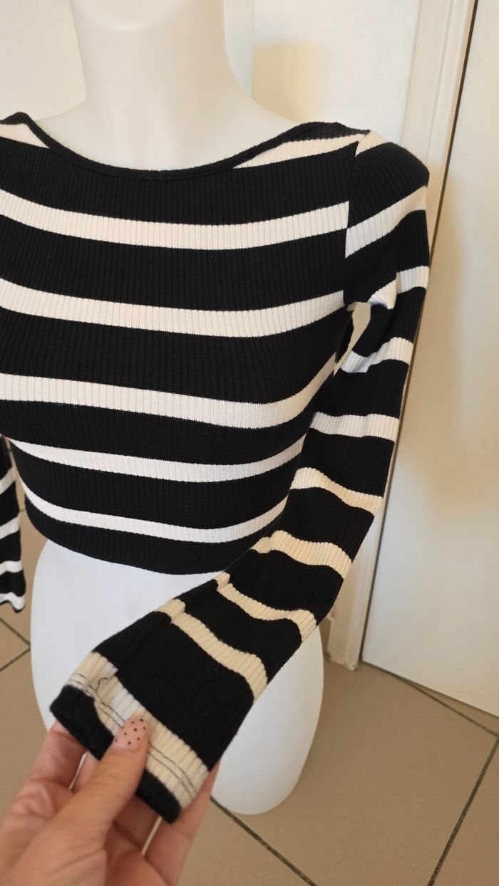 Croc top dos nu bershka taille s - photo numéro 3