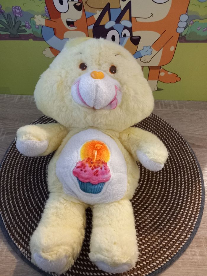 Peluche care bears birthday Kenner 1983 mesure 34cm - photo numéro 6