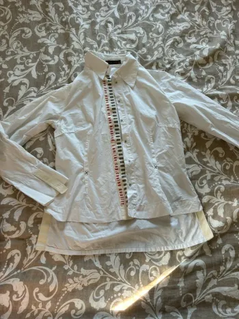 Chemise cop copine blanche taille 42