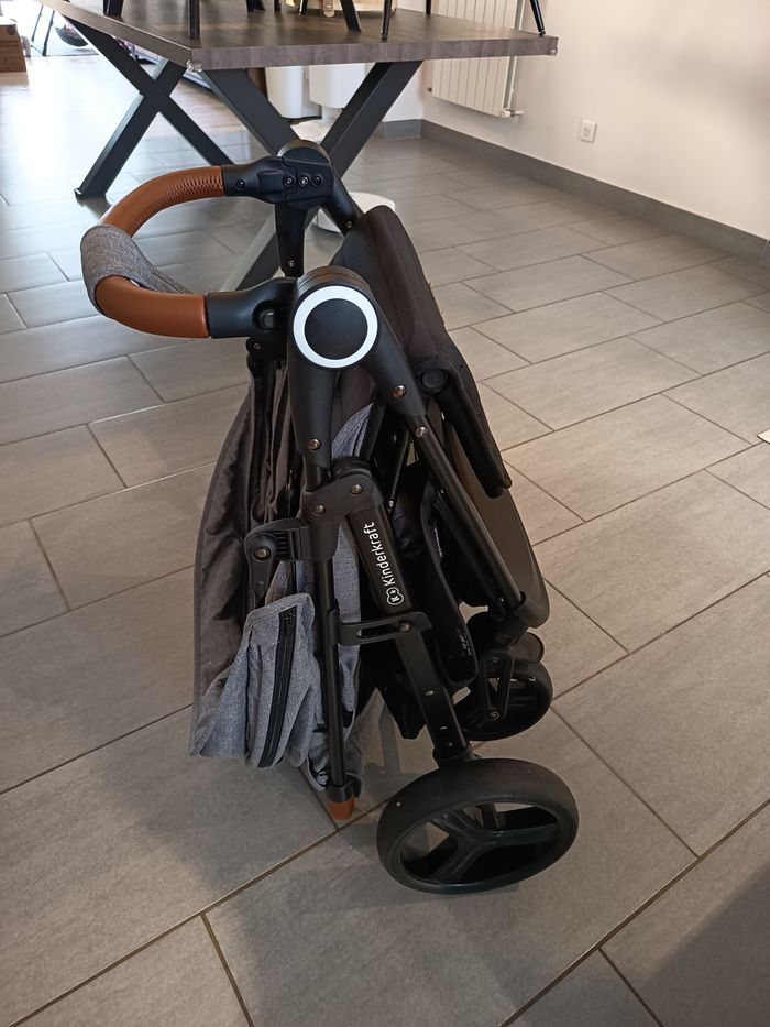 Poussette Kinderkraft Grande Plus avec accessoire pluie - photo numéro 3