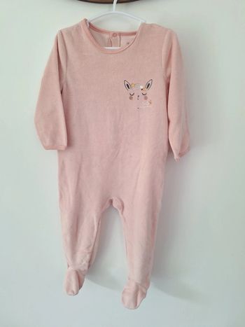Pyjama petit béguin 18 mois rose