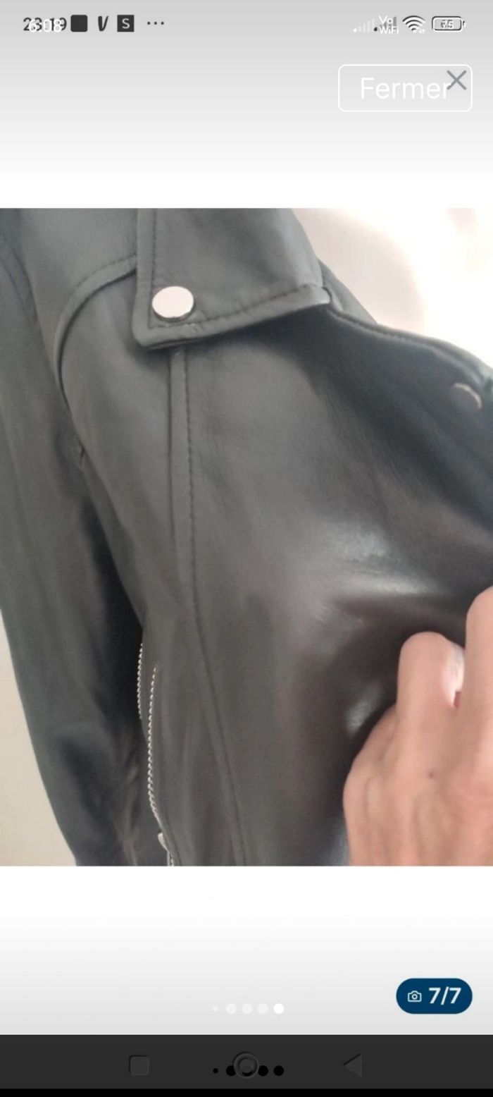 #kytieLfemme. Perfecto en cuir taille L - photo numéro 7