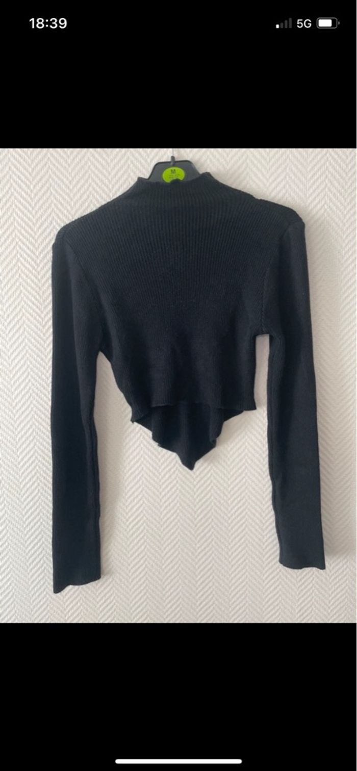 Colle roulé noir - photo numéro 3