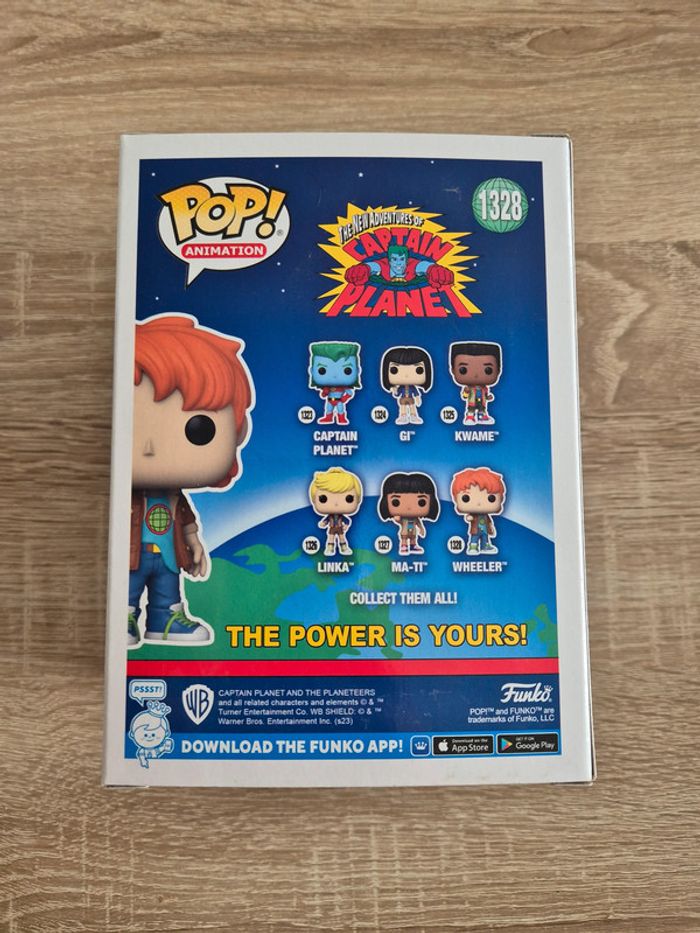 Figurine Funko Pop Captain Planet 1328 Wheeler - photo numéro 2