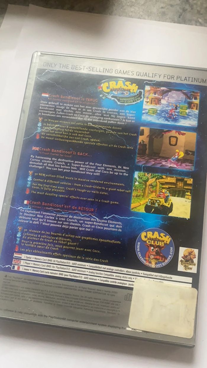 crash bandicoot de wraak van cortex ps2 - photo numéro 4
