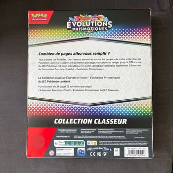 Pokémon Coffret Classeur Evolutions Prismatiques ev8.5