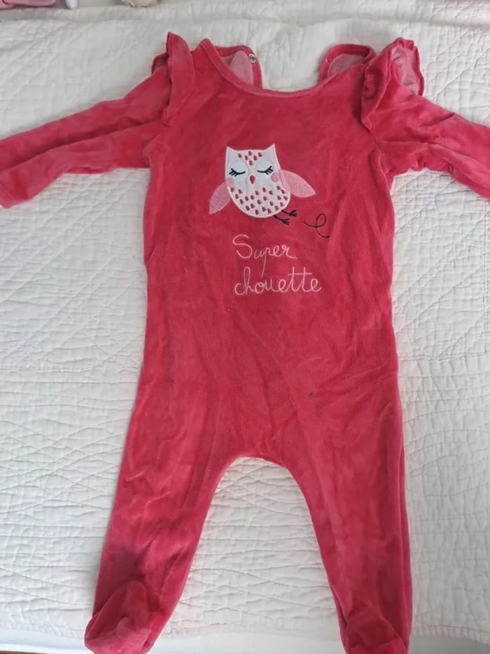 Lot 3 pyjama velours - photo numéro 2
