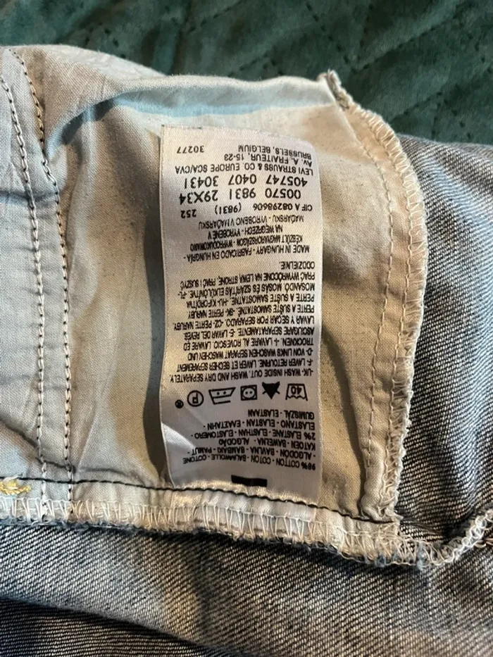 Short jeans Lévis - photo numéro 4