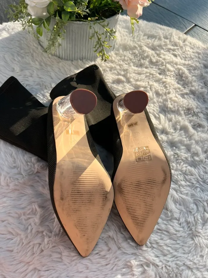 Bottine chaussette couleur olive 🫒 - photo numéro 4