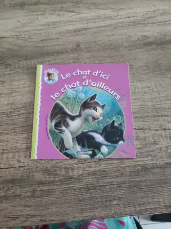 Livre Martine raconte "Le chat d'ici et le chat d'ailleurs"