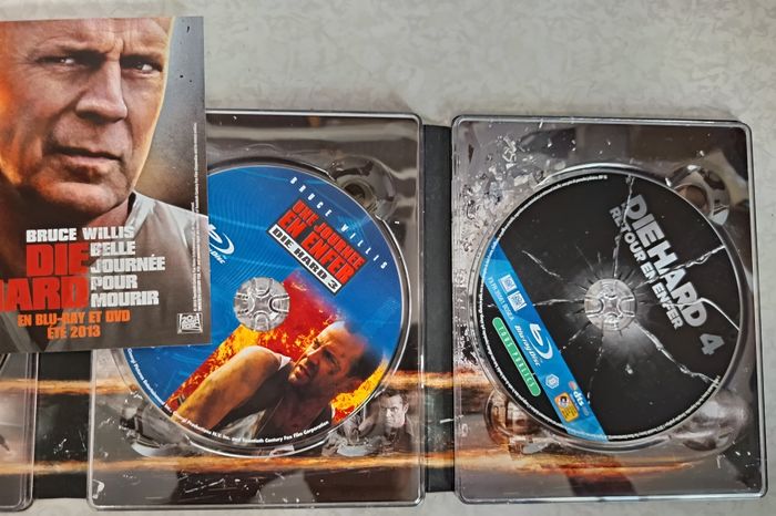 Coffret Cartonné Blu-ray Collection Die Hard La Quadrilogie 4 Blu-Rays - photo numéro 4