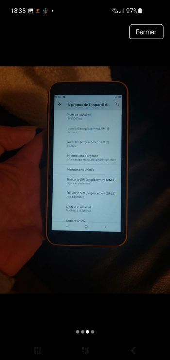 Téléphone blackview 
