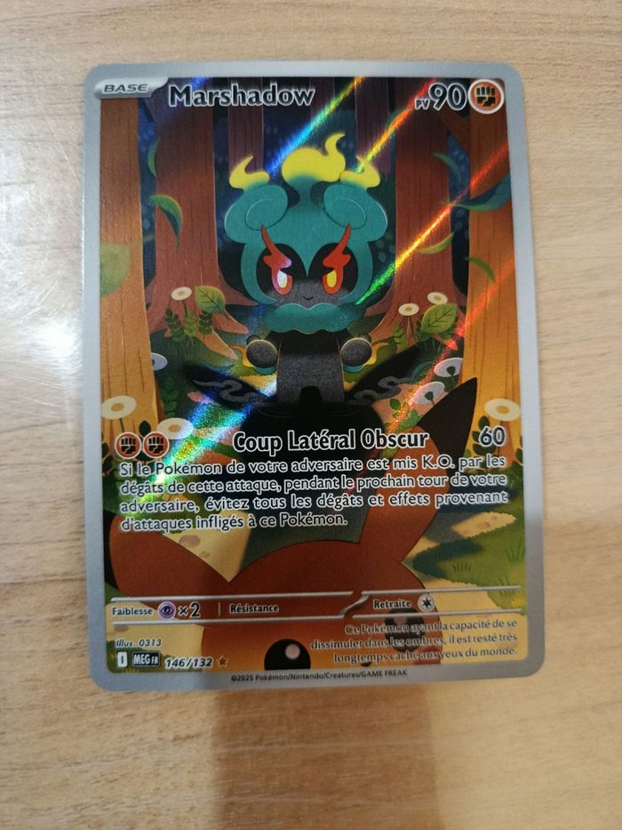 Carte Pokemon Marshadow mega évolution m01