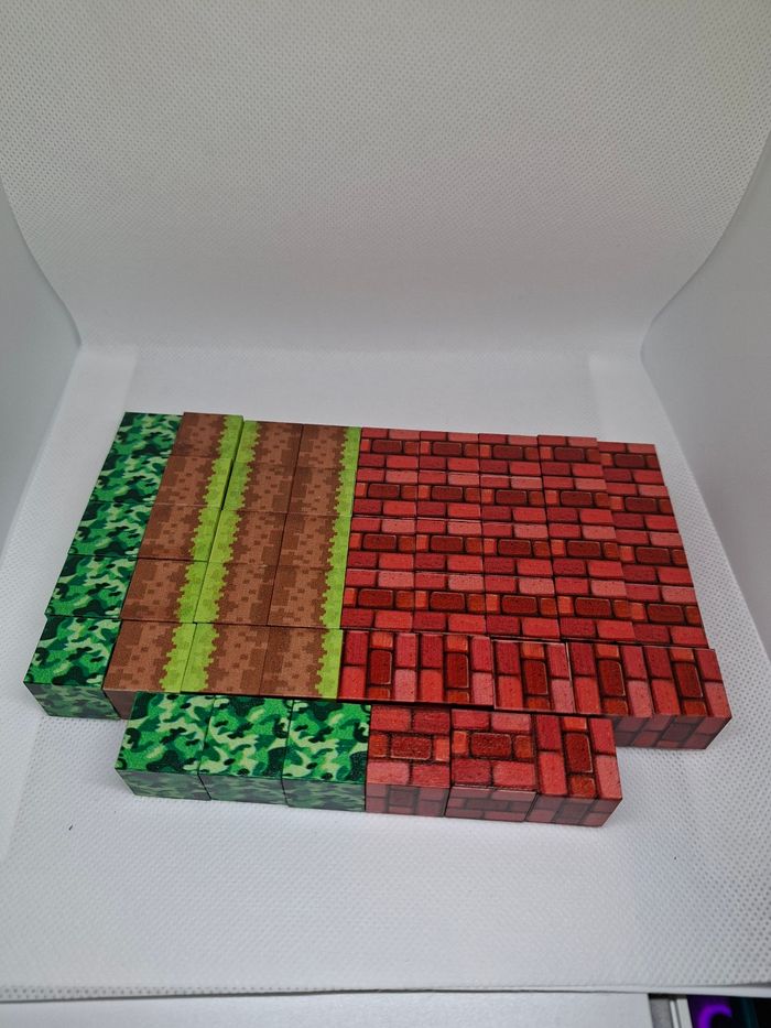 Cube magnétique minecraft - photo numéro 2