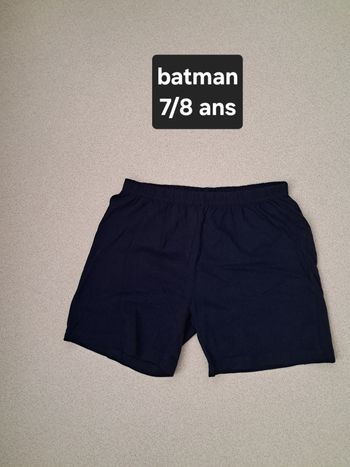 Short pyjama batman 7/8 ans 