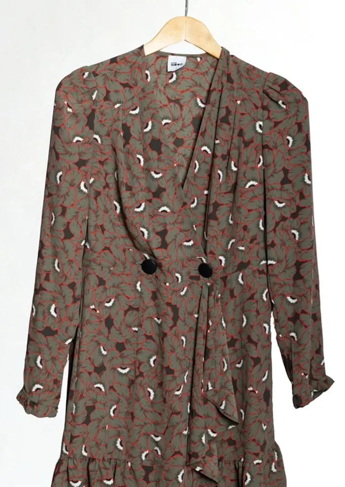 Robe portefeuille imprimée – Jane Wood Taille : 1 - photo numéro 2