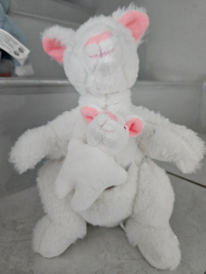 Peluche kangourou et son petit PELU - photo numéro 6