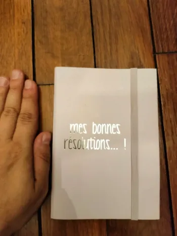 Petit cahier pages blanches