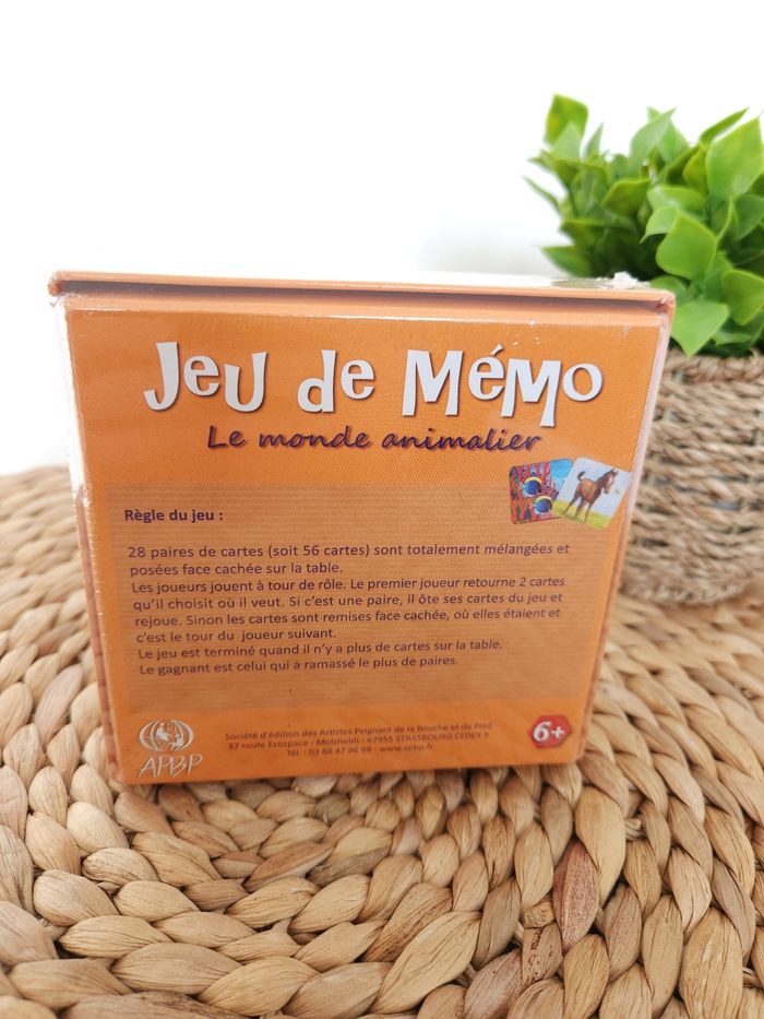 Jeu de Mémo Le monde animalier ABPB - photo numéro 4