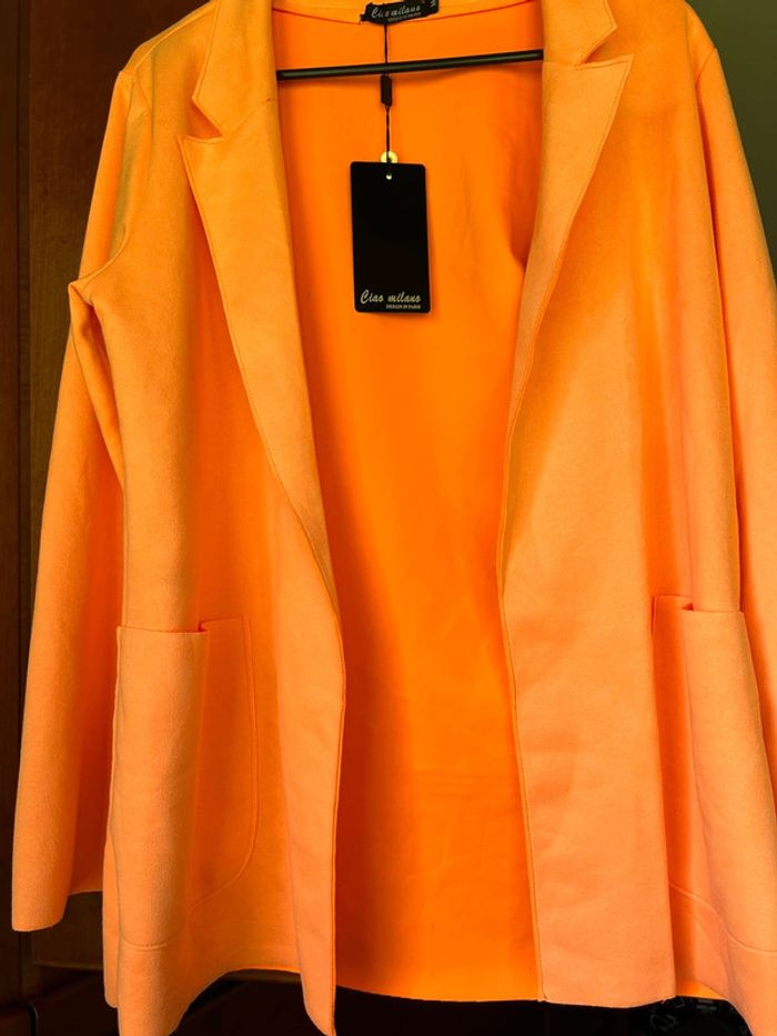 Blazer orange 38-40 neuf Ciao Milano