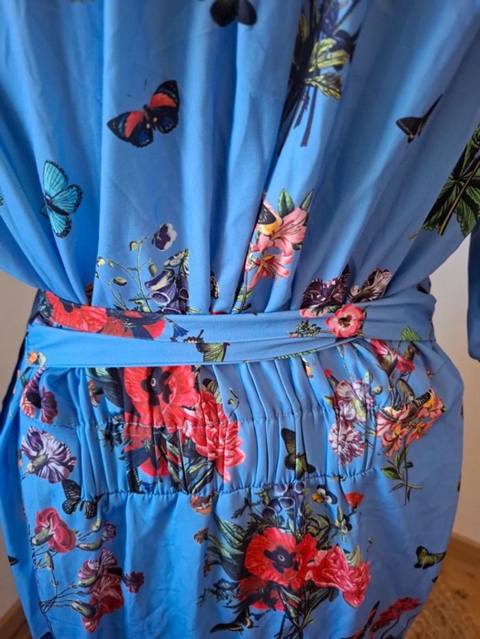 Robe casual bleue/Lilas Fleurie Vila Joy taille M 38 - photo numéro 9