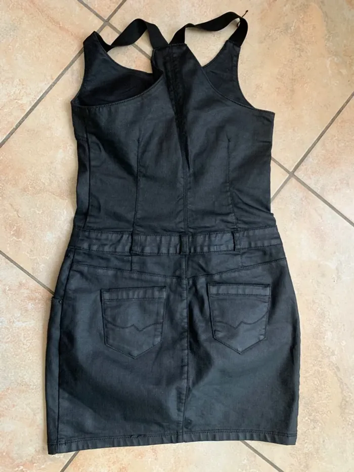 Robe bonobo noire jean T S Neuf bretelle élastique - photo numéro 2