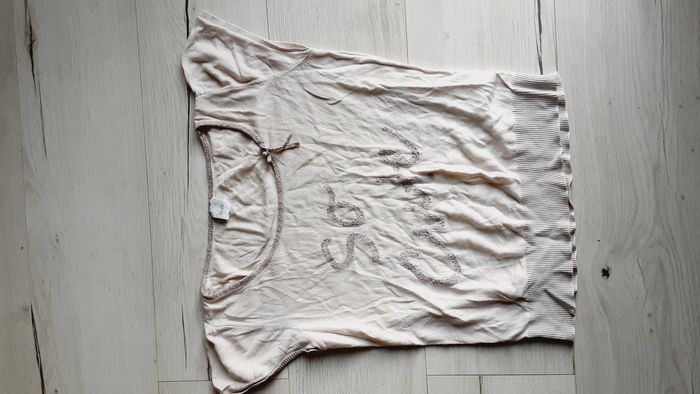 Vêtement femme top haut type tee-shirt manches courtes Camaïeu taille 1