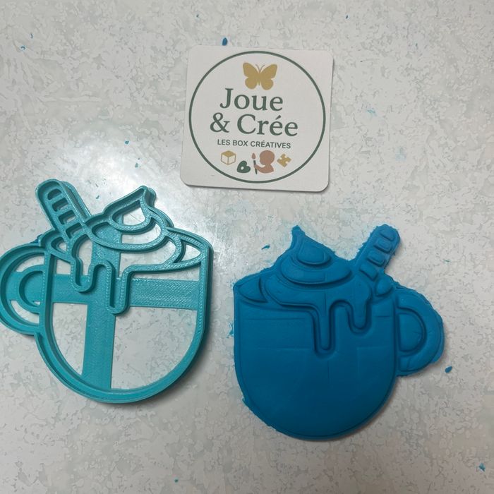 Kit emporte pièce et pâte à modeler thème hiver - photo numéro 7