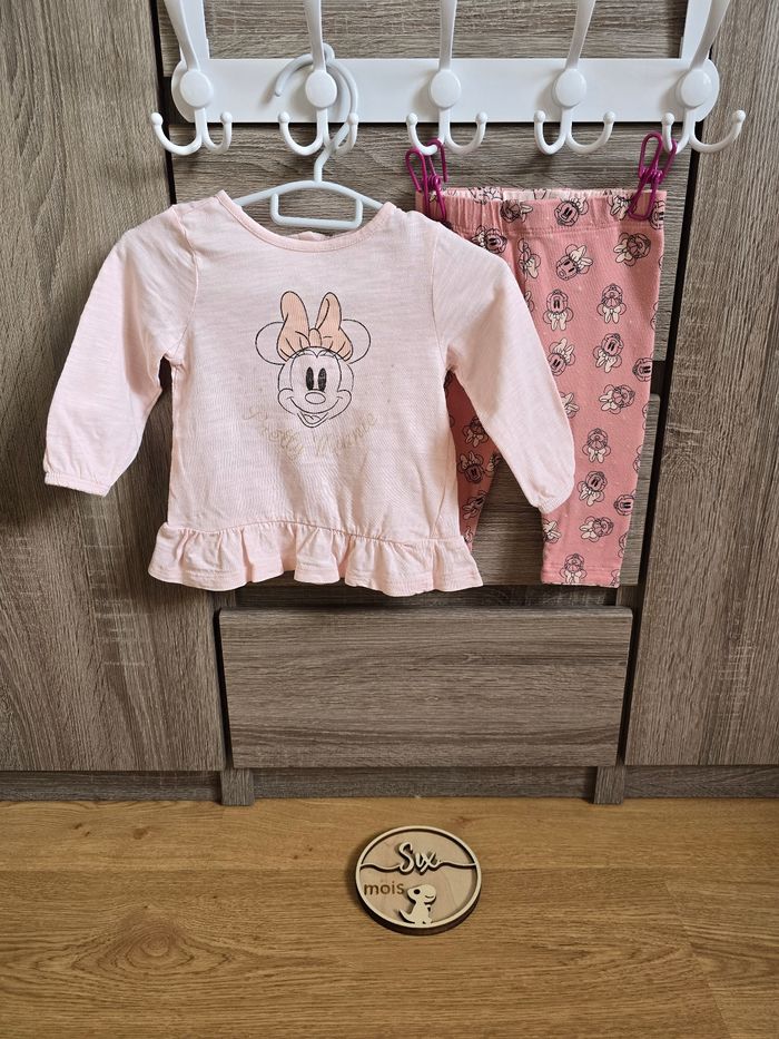 Vêtement Bébé Fille - Ensemble Minnie - Disney - 6 mois