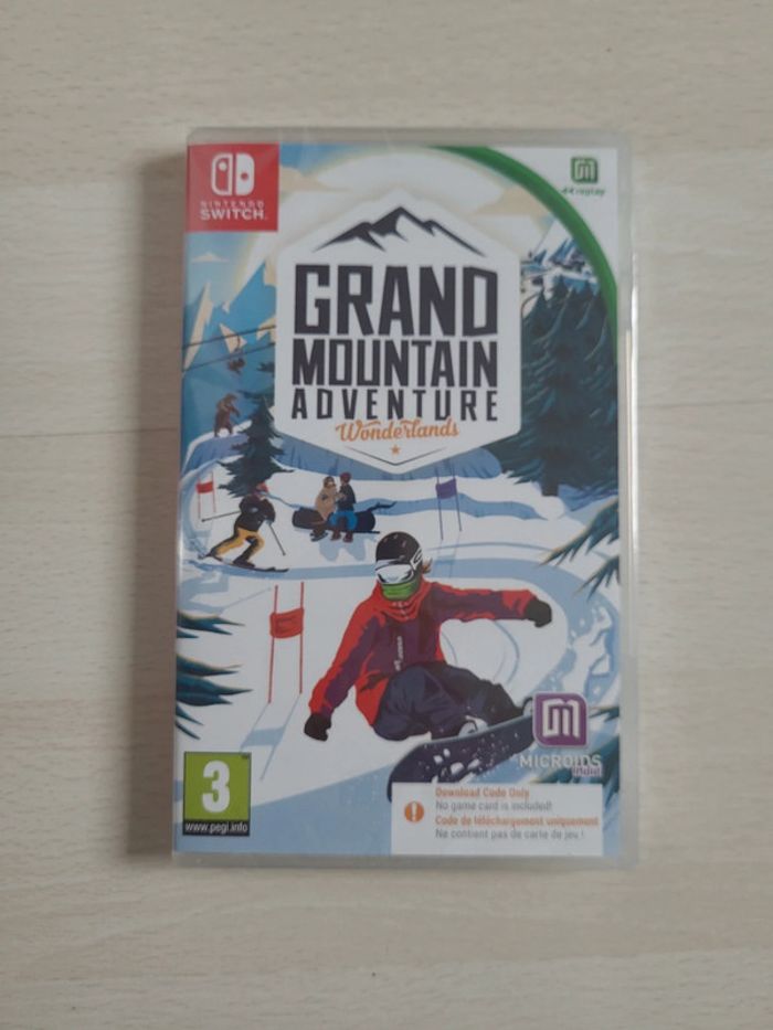 jeu switch Nintendo Grand Mountain adventure