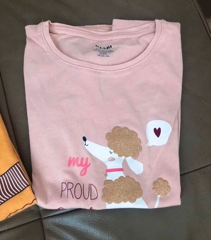 Lot 2 Tee-shirts Kiabi - photo numéro 4