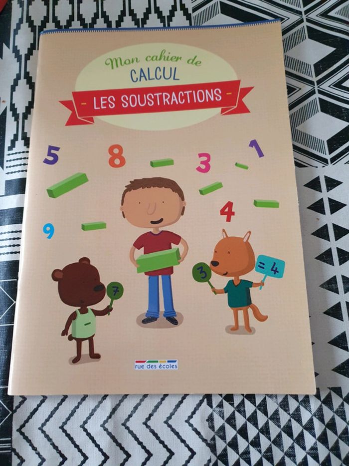 Manuel scolaire mon.cahier de calcul les soustractions