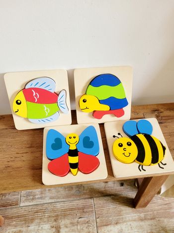 Lot de 4 puzzles Playtive Junior 