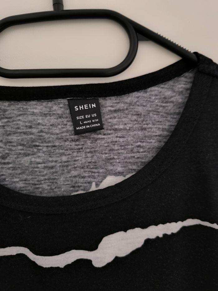Robe effet froissé sur le côté shein Taille L - photo numéro 2
