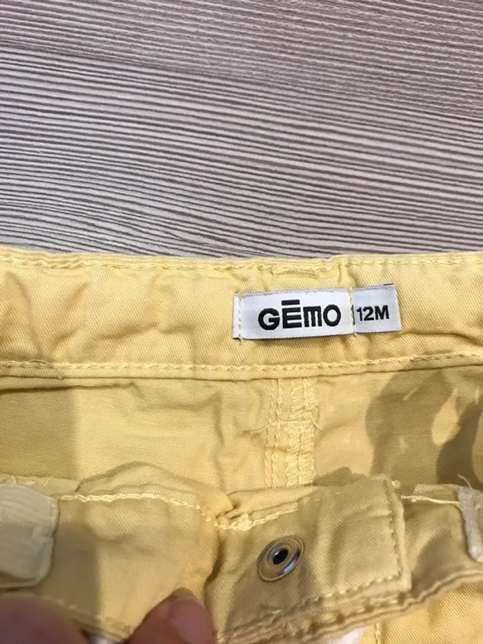 Teeshirt marinière + 1 bermuda 12 mois gémo - photo numéro 7