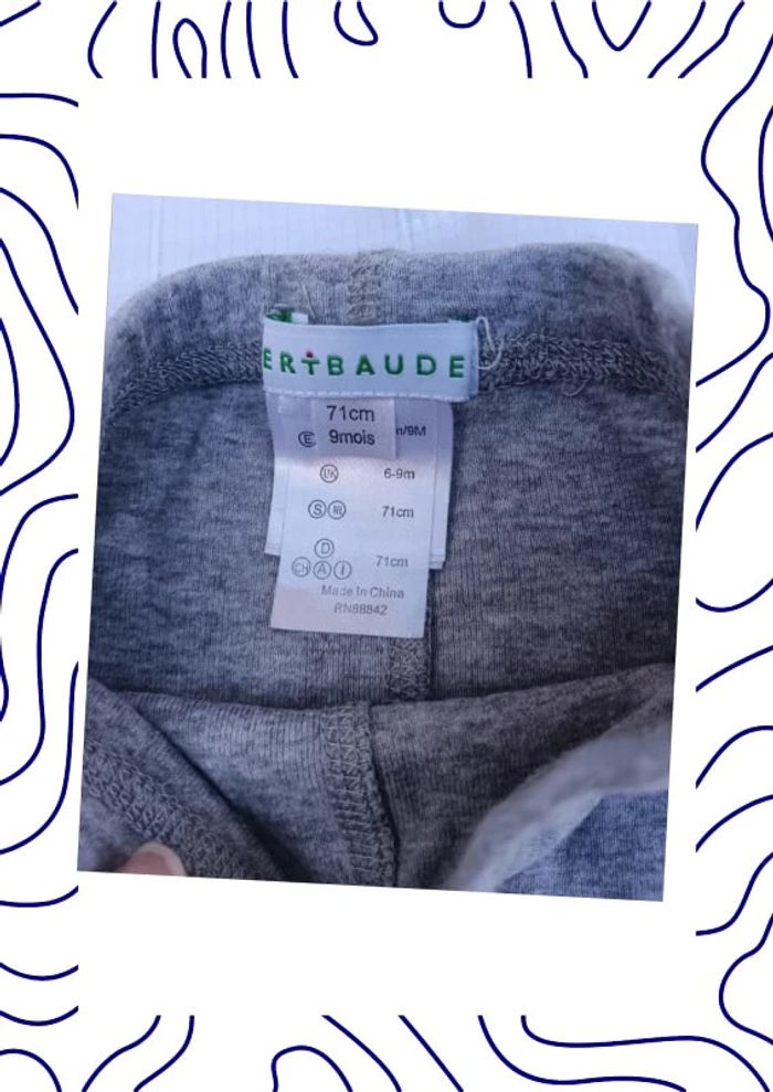 Legging 9 mois Vertbaudet - photo numéro 2