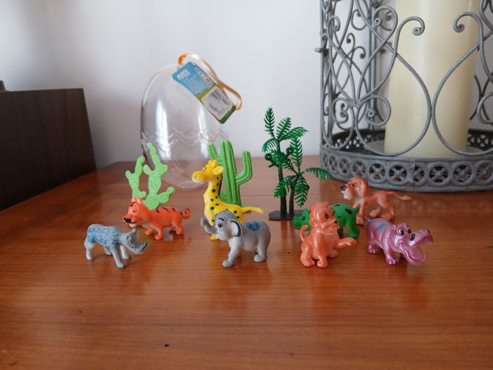Neuf: Mini Animaux & arbres ds œuf plastique *Gipsy - photo numéro 5