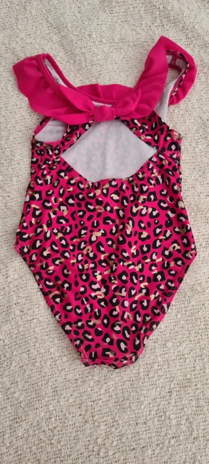 Maillot fille léopard 4ans - photo numéro 2