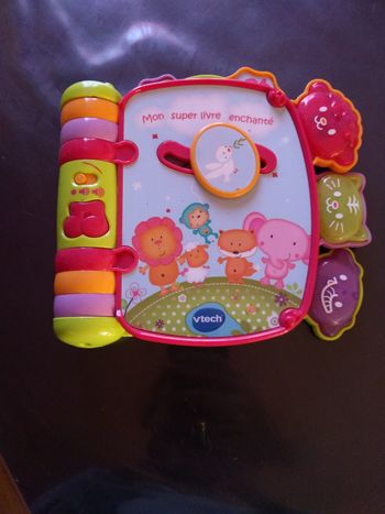 Livre musical VTech rose