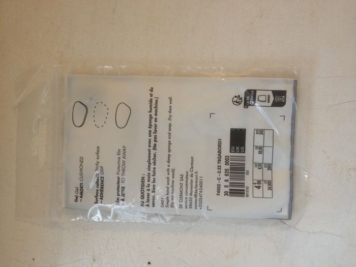 Semelles 1/2 gel basic Gemo taille unique - photo numéro 3