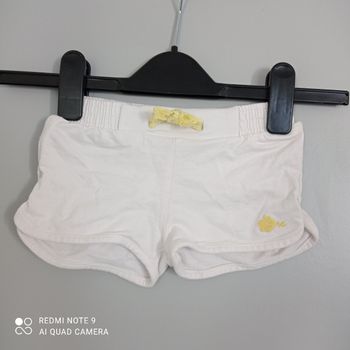 Short blanc 4ans Orch