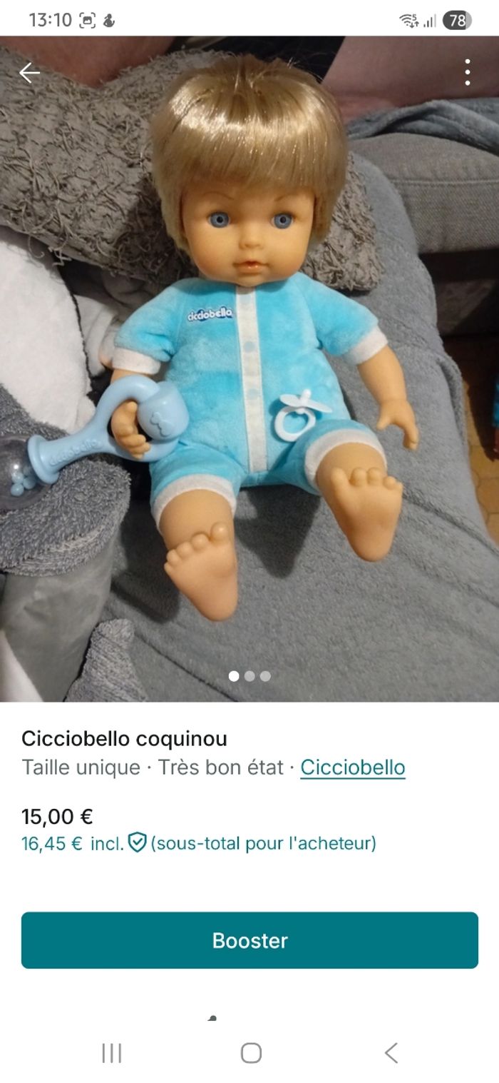 Cicciobello coquinou