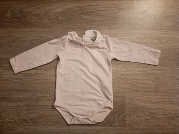 Bodies col claudine rose pâle obaibi 9 mois