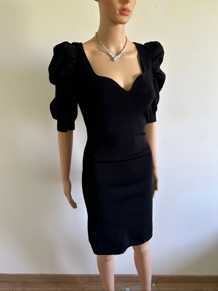 Robe noire à manches courtes Morgan taille M jamais portée - photo numéro 2