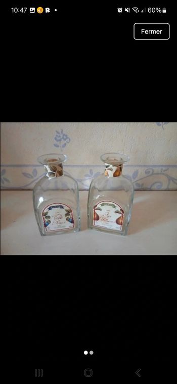 Lot de 2 carafe 