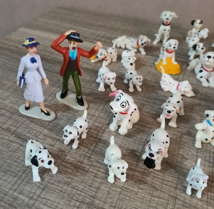 Lot figurines vintage les 101 dalmatiens - photo numéro 5