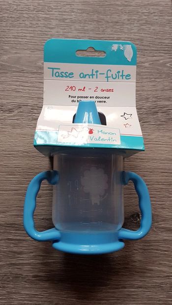 Tasse anti fuite manon et valentin