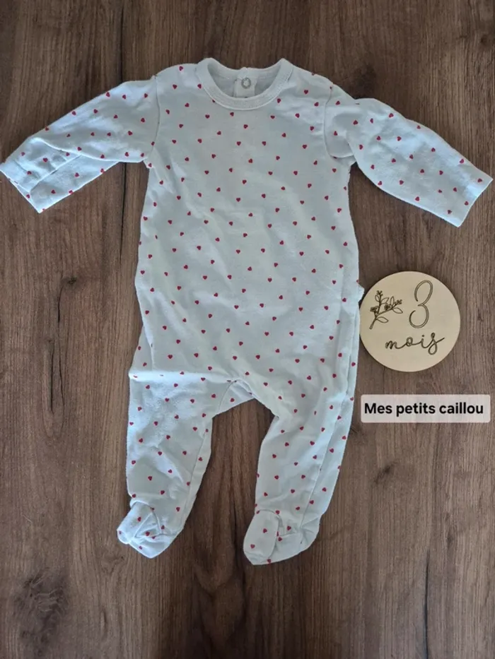 Pyjamas été fille 3 mois